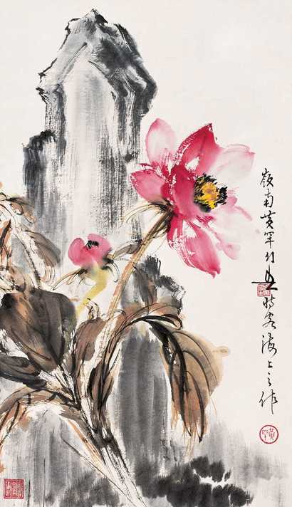 黄幻吾 花卉 立轴